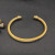 David Yurman 5mm Gold-Tone Half-Pav&Atilde;&copy; Cable Cuff Bracelet