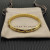 David Yurman 8mm Gold Pav&Atilde;&copy; Red Diamond Renaissance Band Bracelet