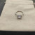 David Yurman Four-Prong Square White Diamond Ring