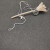 David Yurman 7mm Cable Twist Square Green Diamond Pendant Necklace, 1.5mm Chain, Length 45cm + 5cm