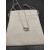 David Yurman Silver-Tone Double Heart Diamond Pendant Necklace