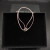 David Yurman Pink Double Ring Sterling Silver Nylon Cord Bracelet