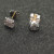 David Yurman 9mm Silver Four-Prong Pav&Atilde;&copy; Diamond Stud Earrings