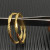 David Yurman Gold 42mm Infinity Hoop Earrings