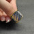 David Yurman Silver Gold and Silver Saddle Ring