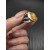 David Yurman Gold and Silver 14mm Square Champagne Diamond Ring