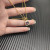 David Yurman Gold Square Pav&Atilde;&copy; Purple Diamond Necklace