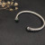 David Yurman 5mm Cable Classics Rotating Deep Green Diamond Cuff Bracelet