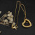 David Yurman Gold-Tone Heart Pendant Necklace