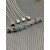 David Yurman 11mm Hexagonal White Crystal Pendant Necklace