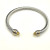 David Yurman 5mm Double End Cap Yellow Diamond Cable Bracelet