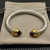 David Yurman 7mm Gold Red Diamond Head Gemstone Bracelet, Fits Wrist Sizes 16&acirc;20cm