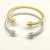 David Yurman 4mm Sterling Silver Faceted Pearl Bangle Bracelet