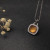 David Yurman 14mm Cushion-Cut Center Stone Necklace with Champagne Pav&Atilde;&copy;