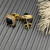 David Yurman 7mm Gold Square Black Diamond Stud Earrings