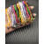 David Yurman Grey Double Ring Gold Nylon Cord Bracelet