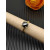 David Yurman Gold 8mm Four-Prong Black Diamond Ring