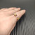 David Yurman 2.3mm Gold and Silver Renaissance Purple Diamond Pav&Atilde;&copy; Ring