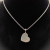 David Yurman Silver Heart White Mother-of-Pearl Necklace, 2mm Chain, 45+5cm Adjustable Length