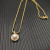 David Yurman 11mm Gold Round Pearl Pendant Necklace