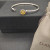 David Yurman 3mm Yellow Diamond Cable Cuff Bracelet