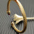 David Yurman Gold 5mm Five-Row Cable Bracelet with Purple Pav&Atilde;&copy;