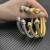 David Yurman 7mm Half Pav&Atilde;&copy; Diamond Gold Cuff Bracelet
