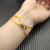 David Yurman Yellow Double Ring Sterling Silver Nylon Cord Bracelet
