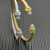 David Yurman Gold 4mm Pav&Atilde;&copy; Diamond Geometric Edge Bracelet, Fits Wrist Sizes 16&acirc;20cm