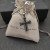 David Yurman Double Twist Cross Pendant Necklace with Black Diamonds, 3mm Cable Chain, Length 50cm + 5cm / 60cm + 5cm