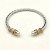 David Yurman 4mm Pearl Cable Cuff Bracelet