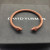 David Yurman 5mm Beige Colorful Enamel Cuff Bracelet, Fits Wrist Size 16cm - 20cm