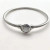 David Yurman 3mm Cable Classic Four-Point White Agate Diamond Cuff Bracele