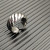 David Yurman Silver-Tone 10mm Diamond Spiral Ring