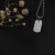 David Yurman Pav&Atilde;&copy; White Diamond Tag Necklace