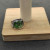 David Yurman 14mm Square Green Diamond Ring