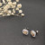 David Yurman 7mm Square Champagne Diamond Stud Earrings