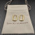David Yurman Gold 24.3&Atilde;15.9mm Smooth Hoop Earrings