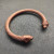 David Yurman 7mm Beige Colorful Enamel Cuff Bracelet, Fits Wrist Size 16cm - 20cm
