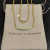 David Yurman 1.7mm Pav&Atilde;&copy; Bar Green Diamond Necklace