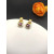 David Yurman Gold Purple Pav&Atilde;&copy; Square Cable Drop Earrings