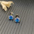 David Yurman 8mm Four-Prong Blue Diamond Stud Earrings