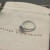 David Yurman Four-Prong Square Purple Diamond Ring