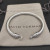 David Yurman 5mm Sterling Silver Hook-End Cable Cuff Bracelet
