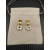 David Yurman Gold Pav&Atilde;&copy; White Diamond Square Cable Drop Earrings