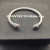 David Yurman 5mm Silver Colorful Enamel Cuff Bracelet, Fits Wrist Size 16cm - 20cm