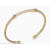 David Yurman Gold 3mm Gold Wire Cuff Bracelet, Fits Wrist Size 15cm - 18cm