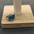 David Yurman 14mm Square Blue Diamond Ring