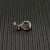 David Yurman 12.4mm Sterling Silver Diamond Wrap Single Wire Earrings