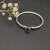 David Yurman 3mm Purple Diamond Cable Cuff Bracelet